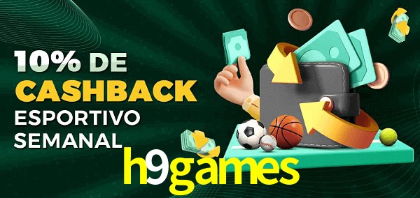 10% de bônus de cashback na h9games