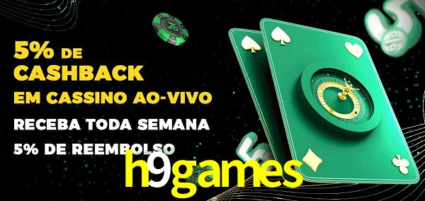 Promoções do cassino ao Vivo h9games